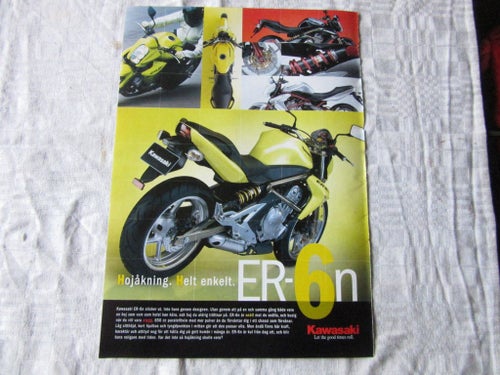 Kawasaki ER-6 ER-6n 2005 reklam annons