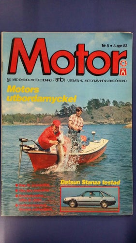 Motor nr 8 1982: Ford Escort, Datsun Stanza, Toyota Starlet, Fiat 127