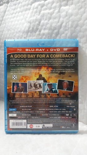 Olympus Has Fallen Blu-Ray (Norsk utgåva / Svensk text)