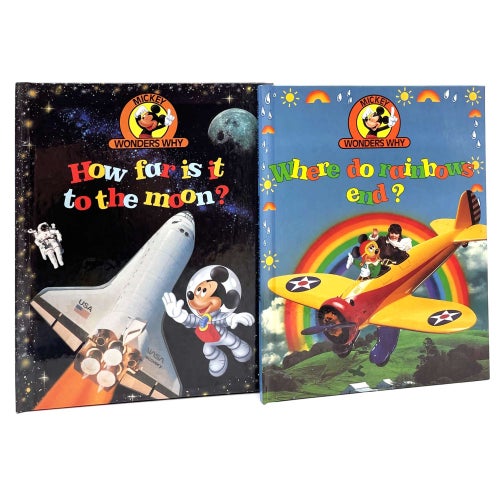 7 Mickey Wonders Why böcker (1992, Disney, fakta, Musse Pigg)