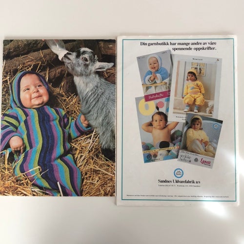 Baby modeller från 0-2 år Stickat och virkat 2 tidningar.