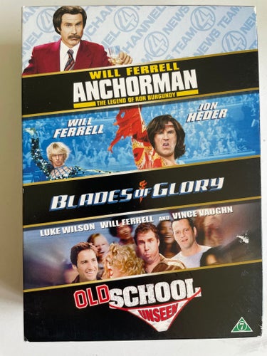 Will Ferrell 3-Movie Collection: Anchorman, Blades of Glory, Old School