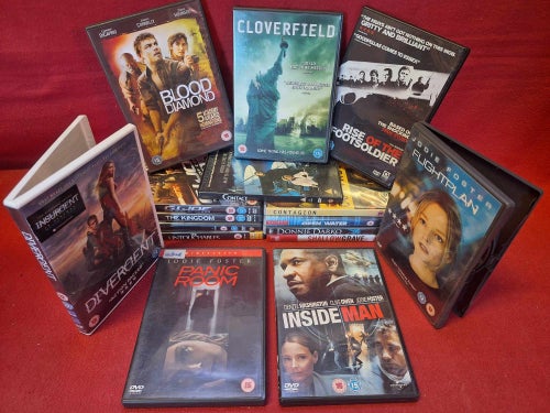 LAGERRENSNING - CLOVERFIELD / PANIC ROOM mfl PAKET [OLIKA SKICK] DVD