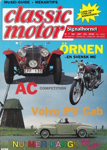 Classic 1987-7 Volvo PV 445 Cab 1953..Örnen Mc.Skoda 1100