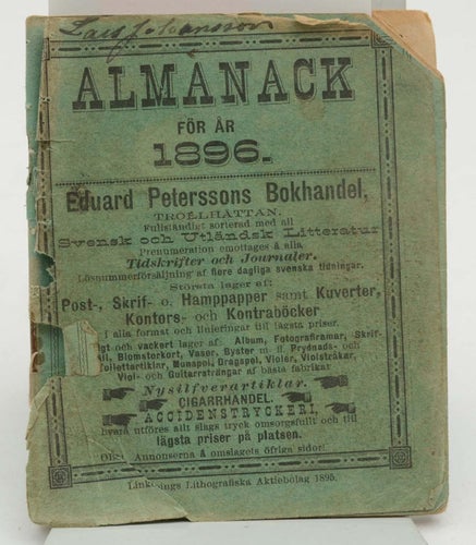 Almanack för skottåret efter frälsarens Christi födelse 1896 : till Göteborgs ho