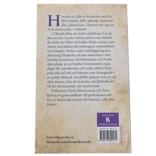 Hermansson & Ryberg - Okända fakta och udda historier om andra världskriget