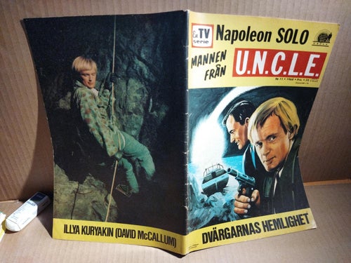 Mannen från UNCLE 1968 nr 11 Dvärgarnas hemlighet. En TV serie Napoleon Sol