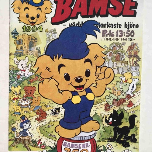 Bamse - 1994:8 FN-VF med poster och pren.kupong