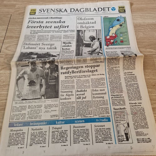 Svenska Dagbladet 14 november 1984
