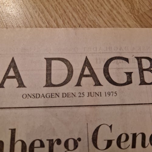 Svenska Dagbladet 25 juni 1975