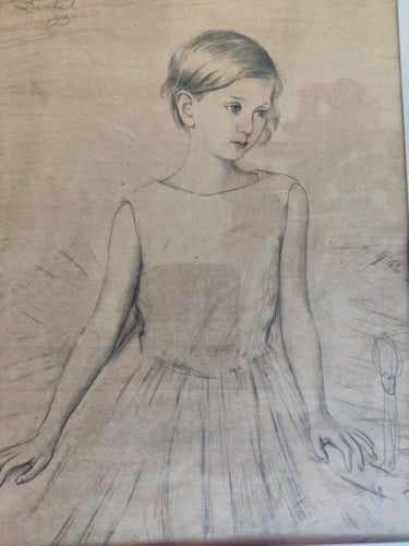 Litografi Dardel 1930