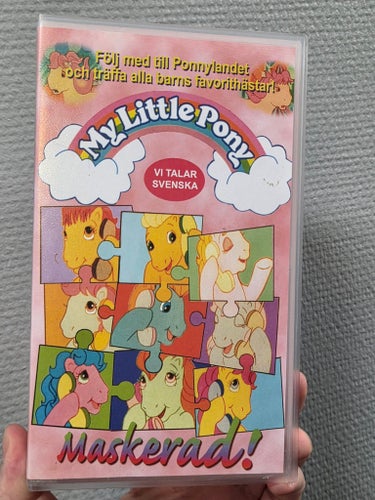 My Little Pony - Maskerad! (1992) VHS röd kassett