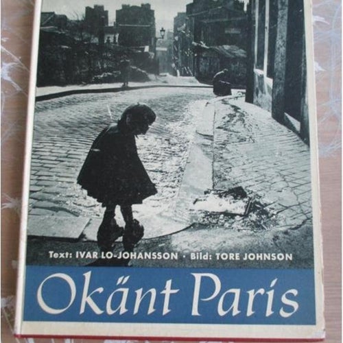 Ovanlig bok av Ivar Lo- Johansson, Okänt Paris