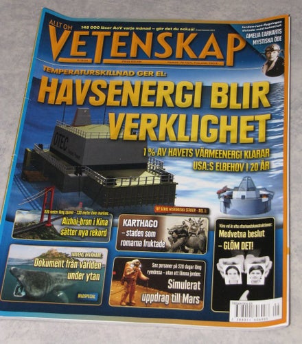 Allt om vetenskap nr 5 2011 intressant tidning fin present