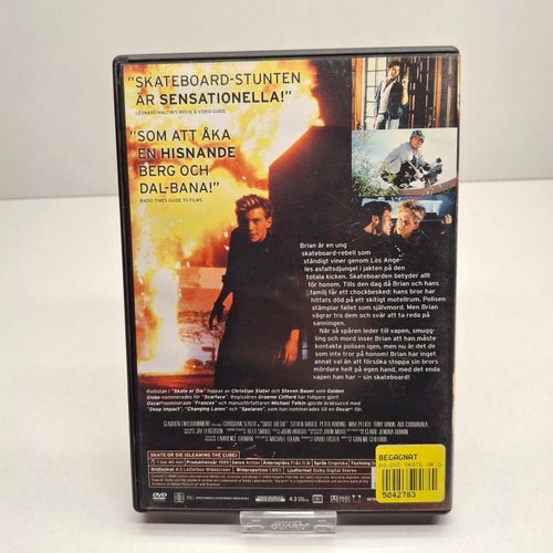 Skate or Die - Christian Slater - Region 2, DVD-Film, Svensk text, Fint skick
