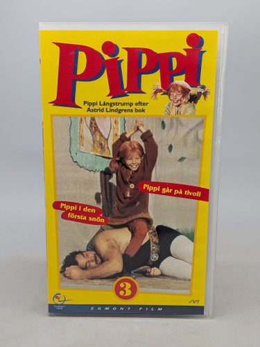 Astrid Lindgren - Pippi Långstrump - Pippi går på tivoli / I den första snön VHS