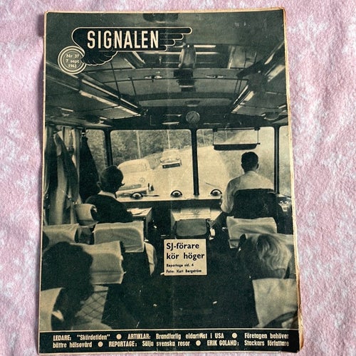 Tidningen Signalens nr 37 från 1963