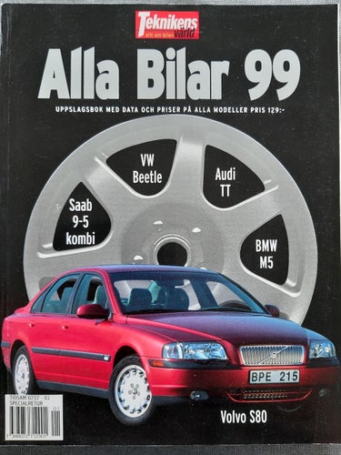 Alla bilar 1999 - bilkatalogen med årets alla bilar, från Teknikens Värld