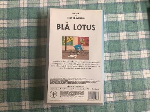 Tintins Äventyr - Blå lotus VHS