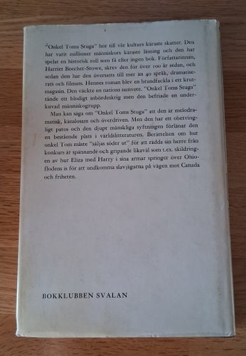 Onkel Toms stuga av Harriet Beecher Stowe 1970