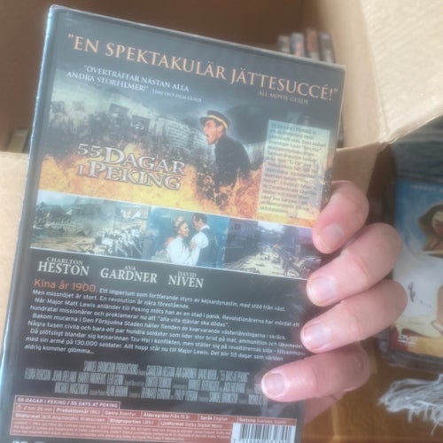 DVD: 55 Dagar i Peking med Charlton Heston, Ava Gardner, David Niven