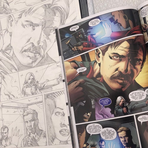 Original Marvel Comics Art Shadowland: Blood on the Streets- Welington Alves