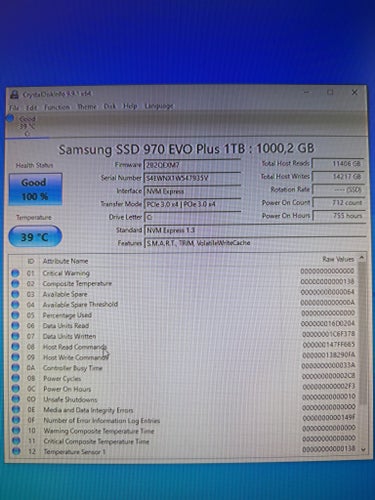 Samsung 970 EVO Plus 1TB NVMe M.2 SSD