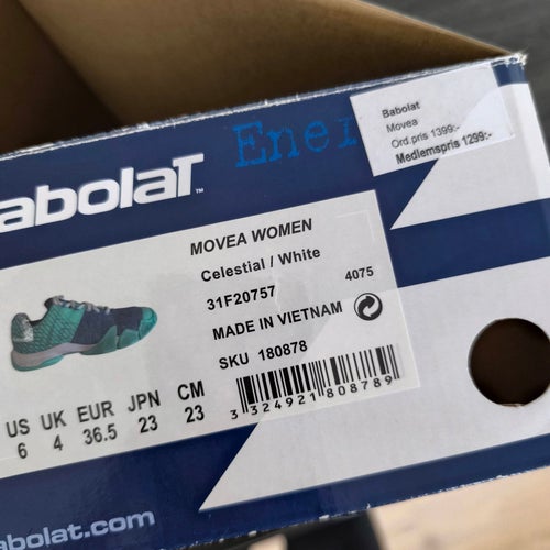 Babolat Movea Tennisskor Blå/Turkos EUR 36.5