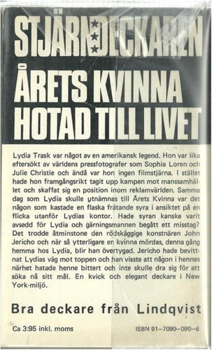 STJÄRNDECKAREN NR 9 - ÅRETS KVINNA HOTAD TILL LIVET - HUGH P