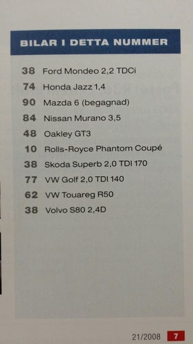 Auto motor & sport 21 2008: Volvo S80 2,4D, Skoda Superb TDI, Ford Mondeo TDCi