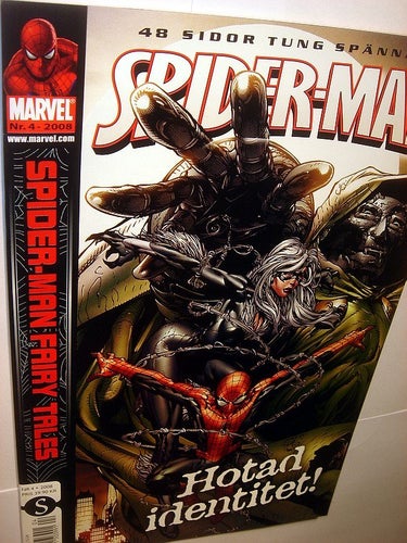 SPIDER MAN MARVEL (svensk) NY OLÄST 2008 Nr 4