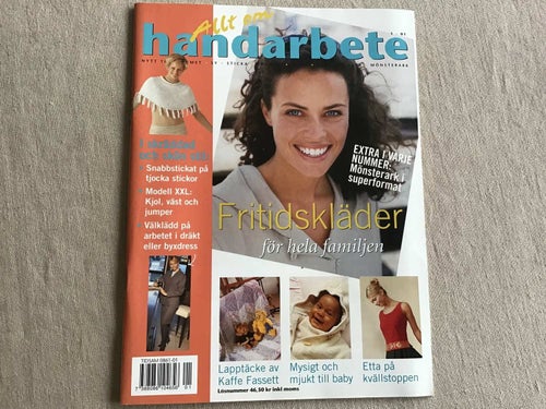 ALLT OM HANDARBETE NR 1 2001 MED MÖNSTERARK,SY ,STICKA,BRODERI