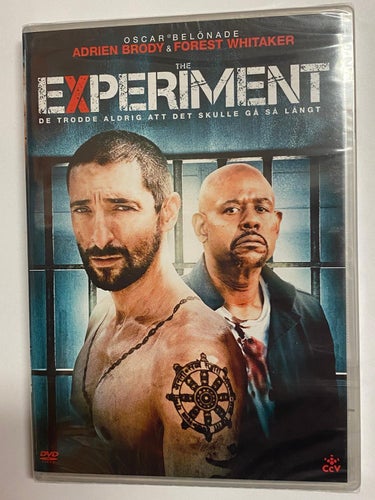 DVD The Experiment Adrien Brody Forest Whitaker INPLASTAD