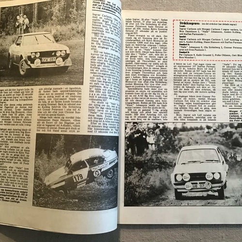 RALLYSPORT & RALLYNYTT NR 7 1979 NYA ASCONA.GRUS KALLE,HÄRNÖSAND,RALLY RALLYCROS