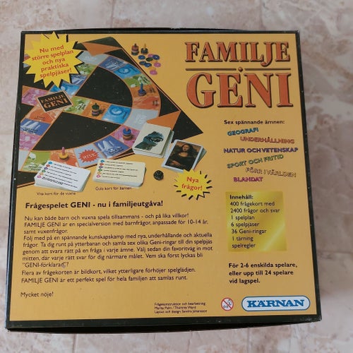 FamiljeGeni - Känn dig smart!