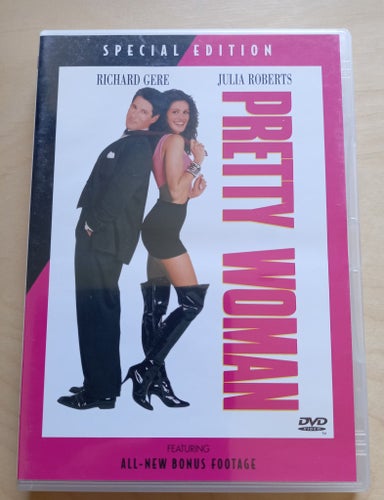 DVD-FILM "PRETTY WOMAN" MED JULIA ROBERTS OCH RICHARD GERE FRÅN 1990