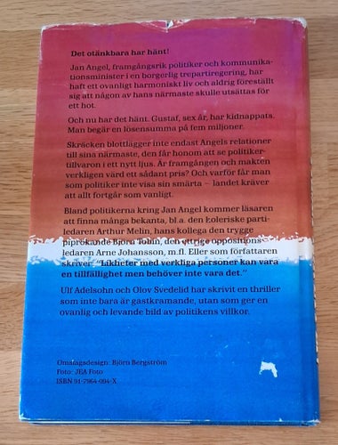 PRISET FÖR ETT LIV av Ulf Adelsohn och Olov Svedelid 1991