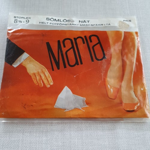 Maria bruna strumpor, storlek 8 1/2 - 9