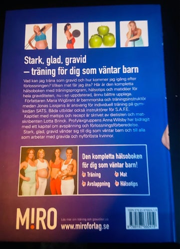 Stark, glad, gravid - träning för dig som väntar barn av Maria Wigbrant och