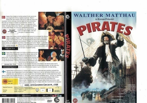 Pirates DVD, av Roman Polanski