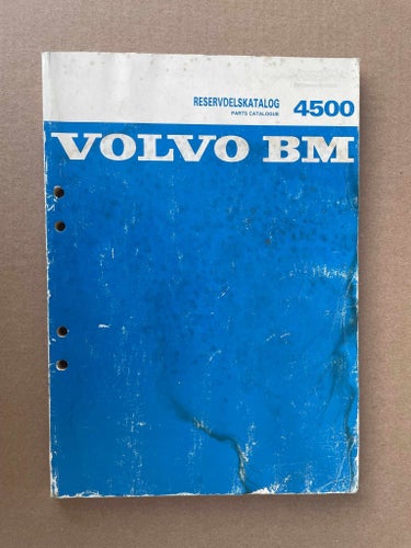 VOLVO BM Reservdelskatalog / Parts Catalogue Lastmaskin 4500