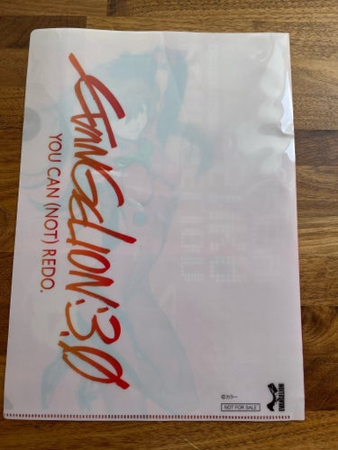Neon genesis evangelion x Lawson collab Asuka clear file rare