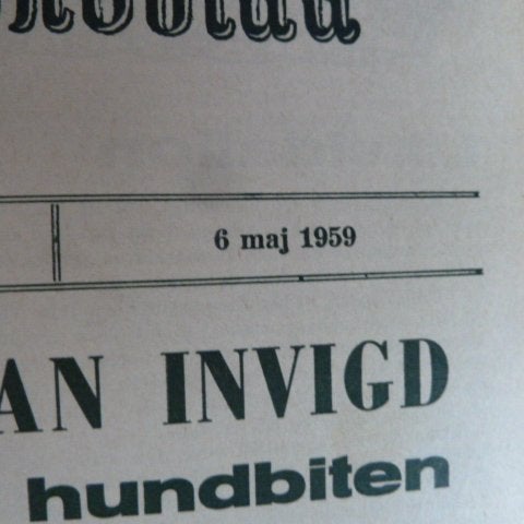 GRÖNKÖPINGS VECKOBLAD, 1959 MAJ 6, TIDNING