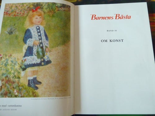 BARNENS BÄSTA 10, OM KONST, BOK, 1971