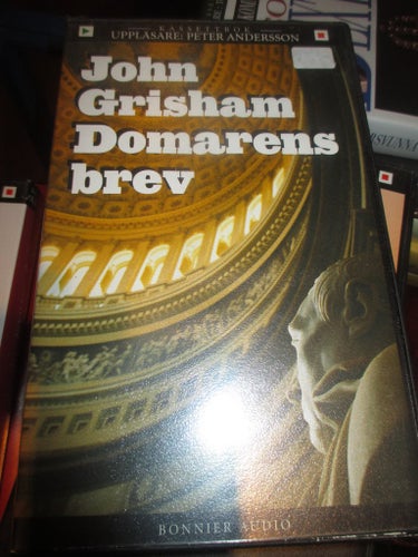 Kassettbok, Peter Andersson läser Domarens brev av John Grisham, Ljudbok