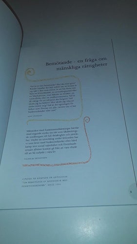 Om bemötande av människor med funktionshinder (2003)