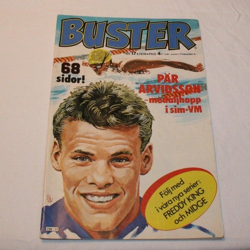 Buster - 1978 - NR 17 - Ny serie Midge, Ny serie Freddy King, Super-Mac