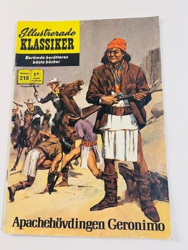 Illustrerade Klassiker 218 , Första utgåva !