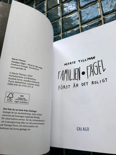 FAMILJEN FÅGEL Först är det roligt Marie Tillman 2022
