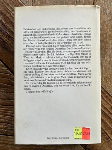 Francesca Duranti - Huset vid månskön (Forum inbunden) Bok